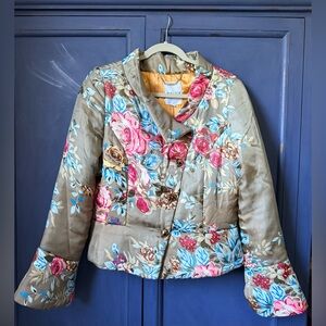 Walter Floral Women's Jacket 100% Silk
